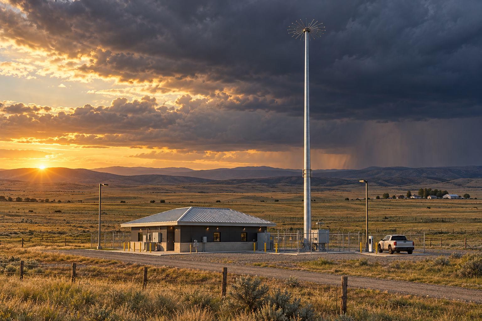 BoltHarvest System 03 installed on a remote ranch